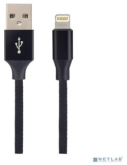 PERFEO (I4317) USB A - Lightning, 2A, черный, 2 м., Light Premium Кабель