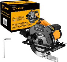 DEKO DKCS1800-190 Laser 1800Вт, 190мм диск, лазерный указатель 083-1011 Дисковая (циркулярная) пила