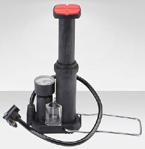 STELS Насос ножной FP9809D пластиковый серый 320044*LU044223 Аксессуары для вело-техники