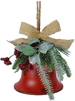 ВОЛШЕБНАЯ СТРАНА Украшение подвесное Колокольчик Новогодний (110414)