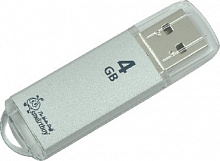 SMARTBUY (SB4GBVC-S) 4GB V-CUT SILVER USB флеш