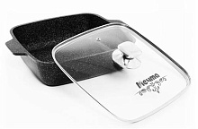 МЕЧТА 37802 Гранит black 2,7л Жаровня