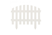 PALISAD Забор декоративный Винтаж , 28 х 300 см, белый 65011 Садовые ограждения