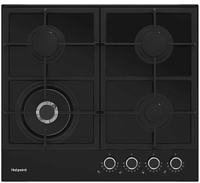 HOTPOINT HGS 62F/BK черный Варочная панель газовая