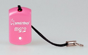 SMARTBUY (SBR-706-P) MicroSD розовый Устройство чтения карт памяти