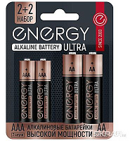 ENERGY Ultra LR6+LR03/4B (АА+ААА) 104981 Батарейка алкалиновая