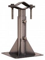 REXANT (34-0607) серый Кронштейн для мачт телескопический, 20-30см Кронштейн