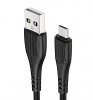 BOROFONE (6931474720870) BX37 USB-microUSB 2.4A 1.0m - черный Кабель microUSB
